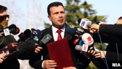 Zoran Zaev, predsjednik SDSM, koji je sakupio i predao većinu za sastav vlade, ali mu predsjednik Ivanov nije dao mandat 