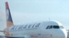 Armenia -- A passenger jet belonging to the national Armavia airline.