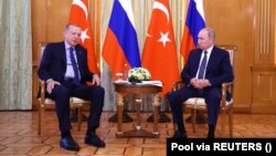 Թուրքիայի և Ռուսաստանի նախագահներ Ռեջեփ Թայիփ Էրդողան և Վլադիմիր Պուտին, արխիվ