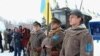 Митинг и художественная реконструкция к столетию боя под Крутами в Славянске, 29 января 2018 года