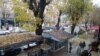 Armenia -- A street in Vanadzor, November 5, 2018.