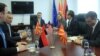 Помошникот државен секретар на САД Викторија Нуланд на средбa со лидерoт на ВМРО-ДПМНЕ Никола Груевски, Скопје