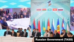 5 феврали соли 2021, Алмаато. Ҷаласаи сарони ҳукуматҳои кишварҳои узви Иттиҳоди иқтисодии Авруосиё