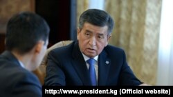 Сооронбай Жээнбеков принял Алмазбека Курманалиева. 9 декабря