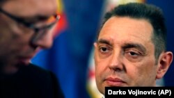 Aleksandar Vučić i Aleksandar Vulin