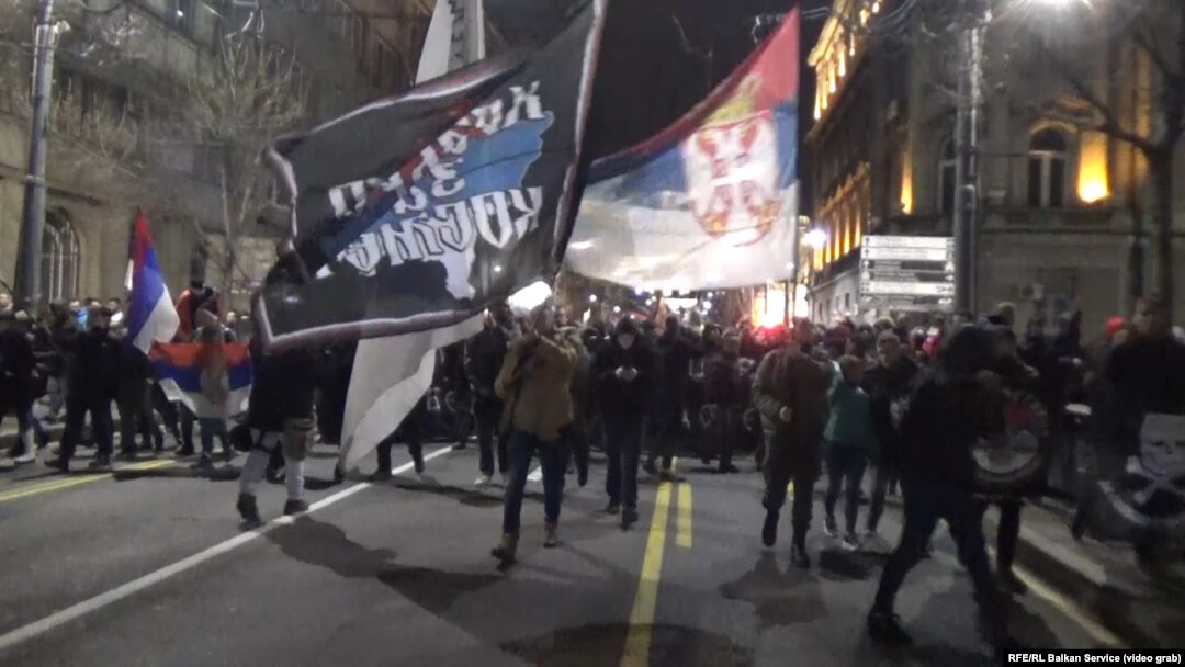 Nekoliko dana ranije protest je održan u Beogradu (27. decembar)