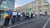 Митинг против депортации и экстрадиции уроженцев Чечни в Вене
