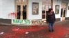 Під час маршу за права жінок в Ужгороді, 8 березня 2018 року