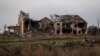 Зруйноване село Піски неподалік Донецького аеропорту, грудень 2017 року
