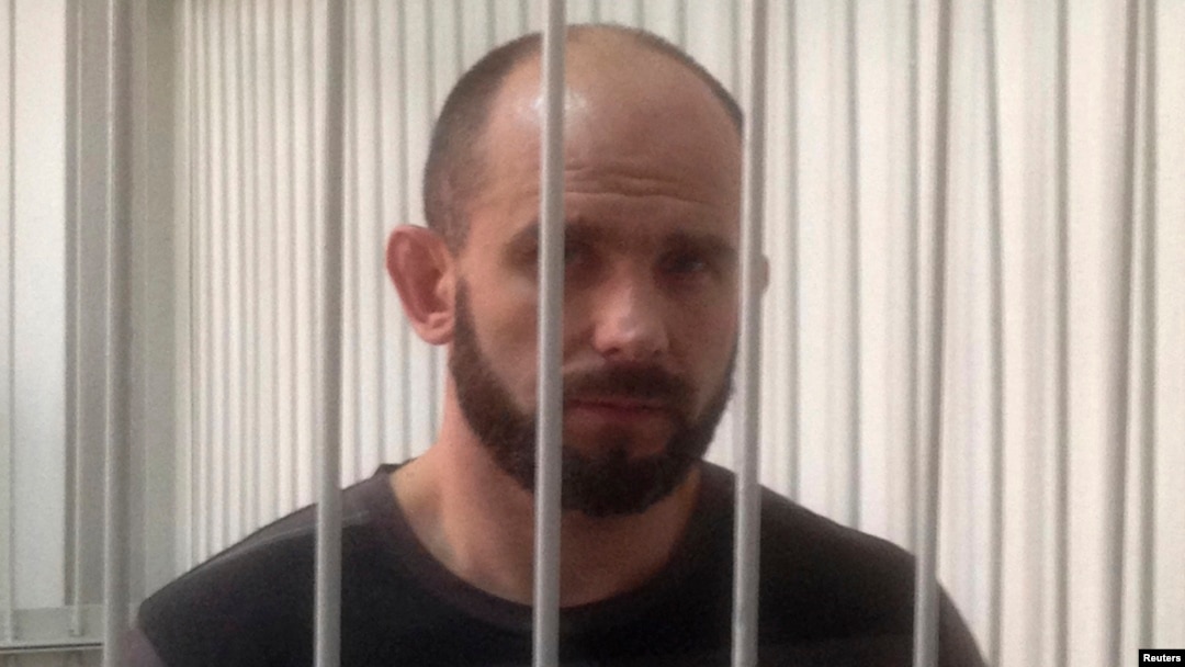 Дмитро Садовник у залі суду в Києві, 5 вересня 2014 року