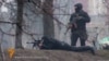 Украина махсус көчләре протест белдерүчеләргә ут ача. 20 февраль 