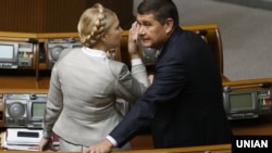 Юлія Тимошенко і Олександр Онищенко (архівне фото)
