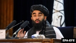 مجاهد وايي، که امریکا خپل بندیان خوشې کول غواړي نو په ګوانتانامو او امریکا کې دې بندي افغانان ازاد کړي - پخوانی انځور