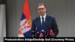 Predsjednik Srbije Aleksandar Vučić, mart 2025.