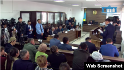 Шерзат Полаттың өліміне қатысты сот процесі. Талдықорған, сәуір айы 2025 жыл.