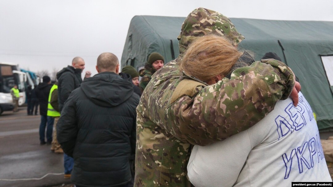 Обмін. З Горлівки прибув перший автобус із полоненими