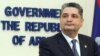 Armenia - Prime Minister Tigran Sarkisian at a news briefing in his Yerevan office, 3Apr2012.