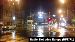 Ulice Skoplja tokom i nakon nevremena 