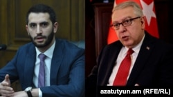 Հայ և թուրք բանագնացներ Ռուբեն Ռուբինյանը և Սերդար Քըլըչը, արխիվ
