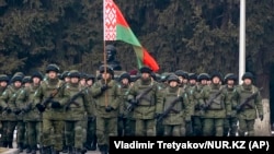 ҰҚШҚ әскері. 12 қаңтар 2022 жыл.