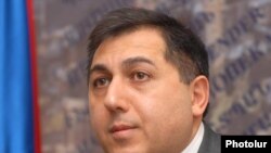 Armenia -- Human rights ombudsman Armen Harutiunian.