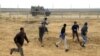 جوانان فلسطینی در خان یونس، جنوب نوار غزه
