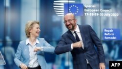 Ursula Von Der Lejen i Šarl Mišel u Briselu