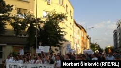 Protest za podršku novinarima 