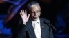 Armenia - Ronhingya community lawyer Kyaw Hla Aung receives the 2018 Aurora Prize for Awakening Humanity at a ceremony in Yerevan, 10 June 2018.