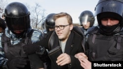 Задержания в Москве 26 марта 2017 года.