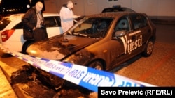 Eksplozija automobila dnevnog lista Vijesti, ilustrativna fotografija