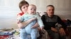 Ганна і Анатоль Бахуры з сынам Косьцікам
