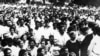 Митинг в Алматы, прошедший после нападения Германии на Советский Союз. 1941 год.