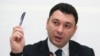 Armenia - The ruling Republican Party spokesman Eduard Sharmazanov at a press conference in Yerevan, 1Dec2015