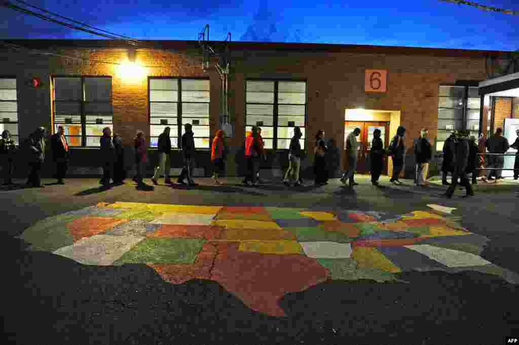 Virginia, 6. novembar 2012. Foto: AFP / Patrick Smith