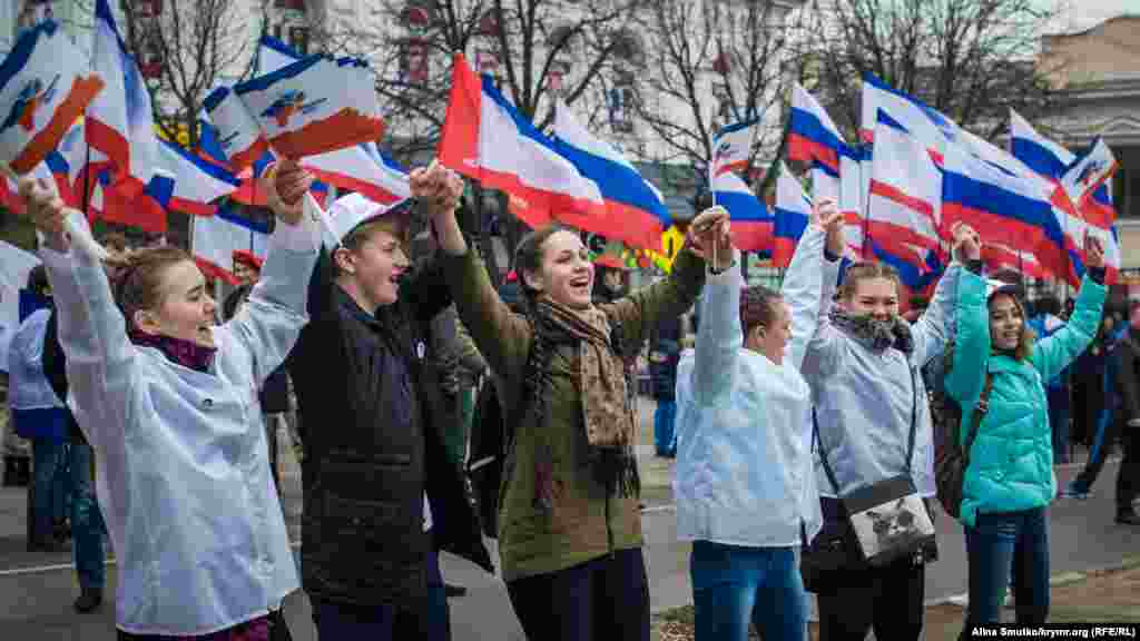 В Симферополе празднуют годовщину &laquo;референдума&raquo;