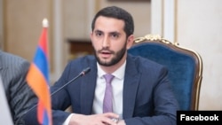 Armenia - Deputy parliament speaker Ruben Rubinian.