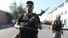 Armenia - Gunmen occupying a police station in Yerevan, 23July2016.