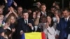 Președintele ales al României, Nicușor Dan, vorbind simpatizanților pe 18 mai 2025, după ce sondajele la ieșirea de la urne l-au plasat pe primul loc, cu 54 de procente față de cele 45 ale contracandidatului său, George Simion. Rezultatele oficiale au confirmat clasamentul. 