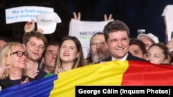 Nicușor Dan după afișarea estimărilor exit poll.