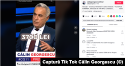 Джорджеску просував фейкову новину у передвиборчому шоу на румунському ТБ. Пост на його акаунті в TikTok став вірусним.