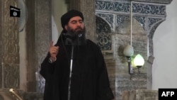 Abu Bakr al-Baghdadi in a 2014 video