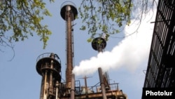 Armenia - The Nairit chemical plant in Yerevan.