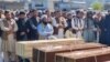 په سوات کې د هغو ولسي وګړيو جنازه چې د پاکستاني پوځ په ډرون برید کې وژل شوي دي