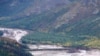 Russia -- Crush of the dumb in Karamken, Magadan region, flood, 30Aug2009