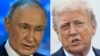 Владимир Путин менен Дональд Трамп. Коллаж.