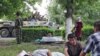 Беженцы в аэропорту Джалал-Абада ждут эвакуации в Бишкек